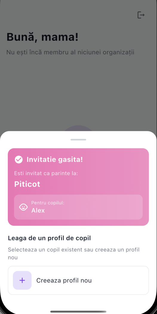 Accept invite